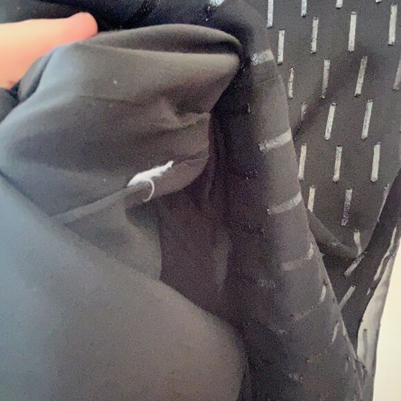 Banana Republic Shimmer Black Long Sleeve Shift dress 2 - Picture 13 of 13